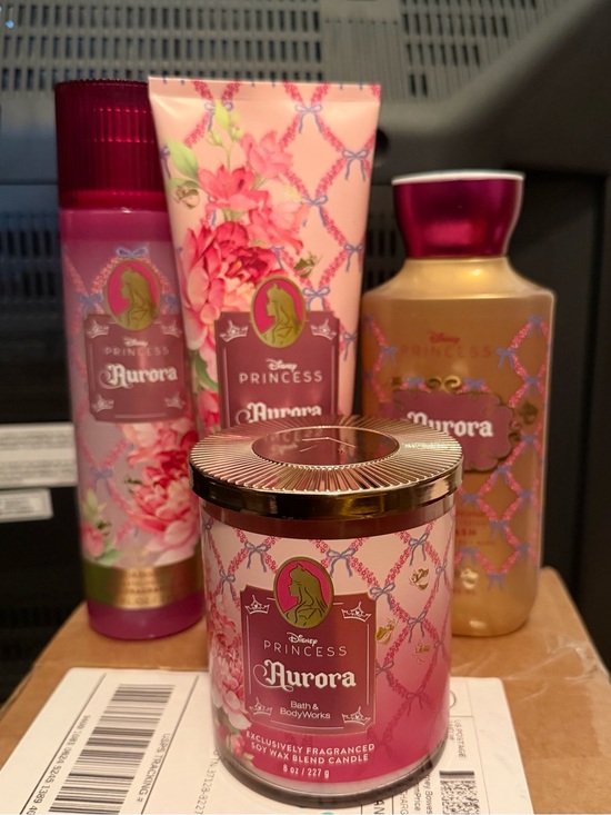 Bath & Body Works Other - Bath & body works Aurora Disney candle fragrance mist body wash cream bundle set